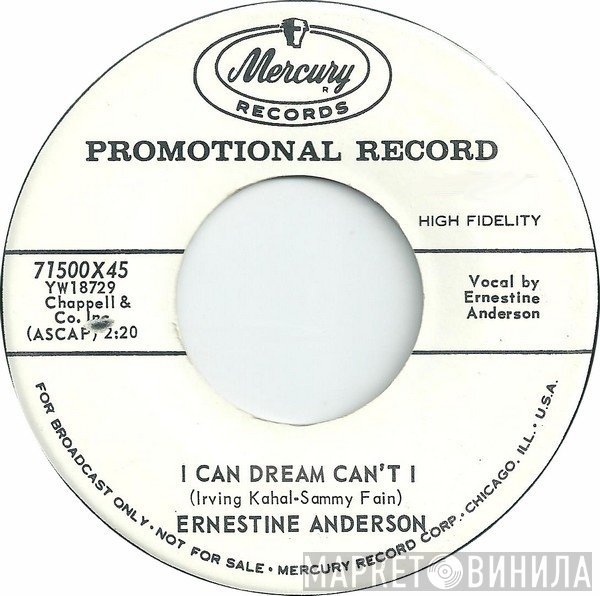 Ernestine Anderson - I Can Dream Can't I