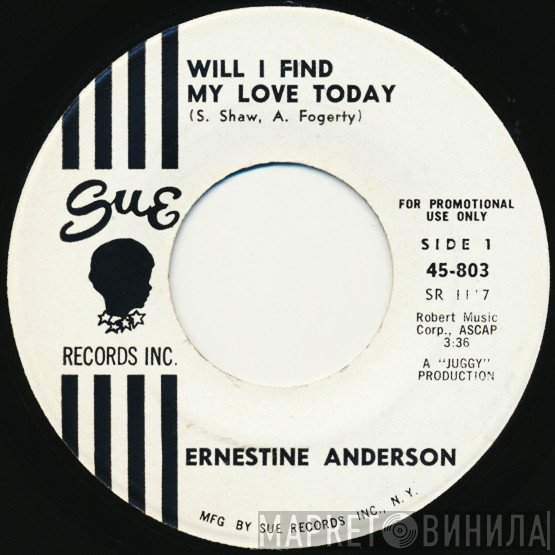 Ernestine Anderson - Will I Find My Love Today / The Best Is Yet To Come