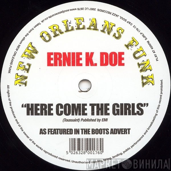 Ernie K-Doe - Here Come The Girls