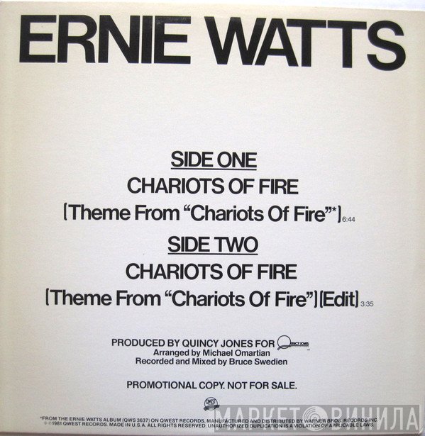 Ernie Watts - Chariots Of Fire