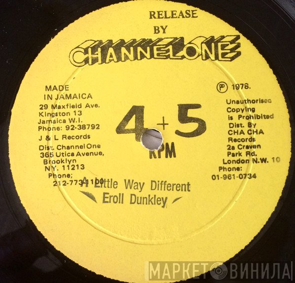 Errol Dunkley - A Little Way Different