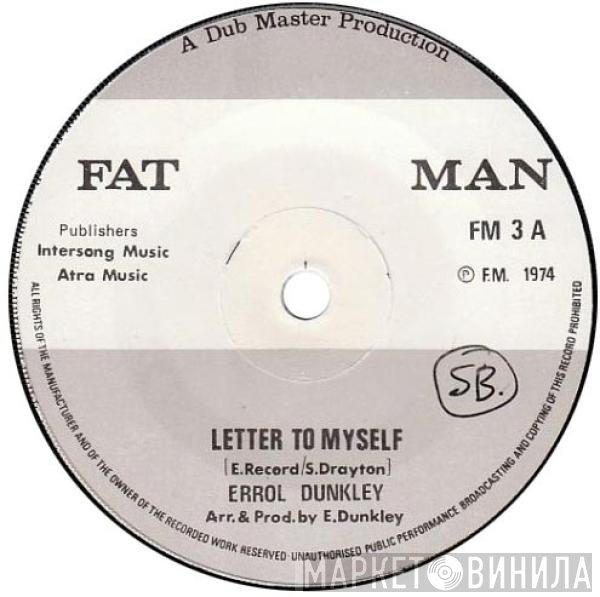 Errol Dunkley - Letter To Myself