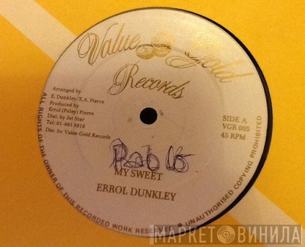 Errol Dunkley  - My Sweet