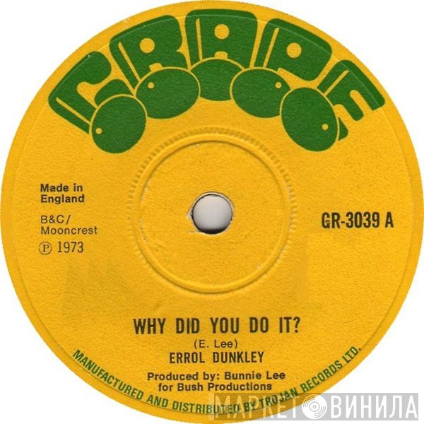 Errol Dunkley - Why Did You Do It?