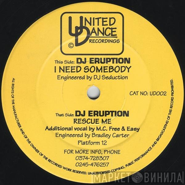 Eruption  - I Need Somebody / Rescue Me