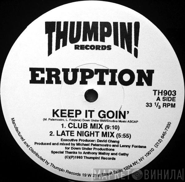Eruption  - Keep It Goin' / Feel It
