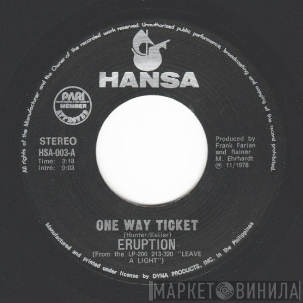 Eruption   - One Way Ticket