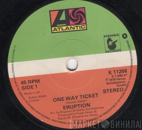 Eruption   - One Way Ticket