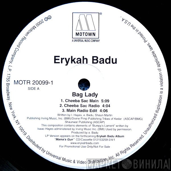 Erykah Badu  - Bag Lady