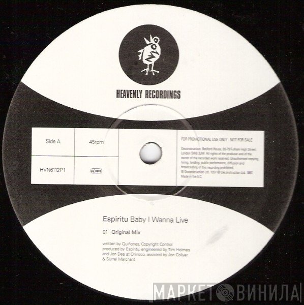 Espiritu - Baby I Wanna Live