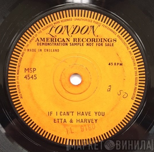Etta & Harvey - If I Can't Have You