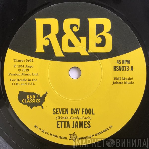 Etta James, Mary Ann Fisher - Seven Day Fool / Put On My Shoes