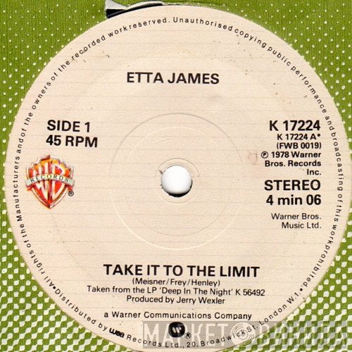 Etta James - Take It To The Limit