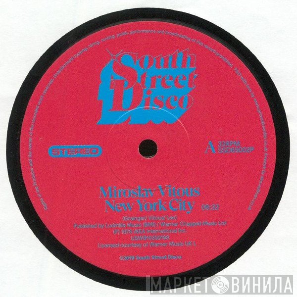 Eumir Deodato, Miroslav Vitous - New York City / Whistle Bump