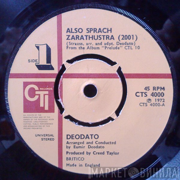 Eumir Deodato - Also Sprach Zarathustra (2001)