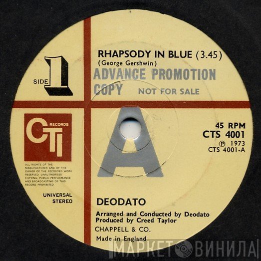 Eumir Deodato  - Rhapsody In Blue