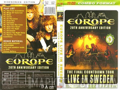 Europe   - Live In Sweden
