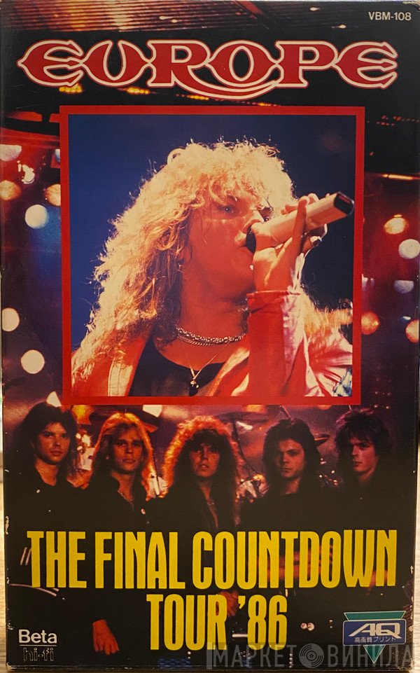 Europe   - The Final Countdown Tour '86