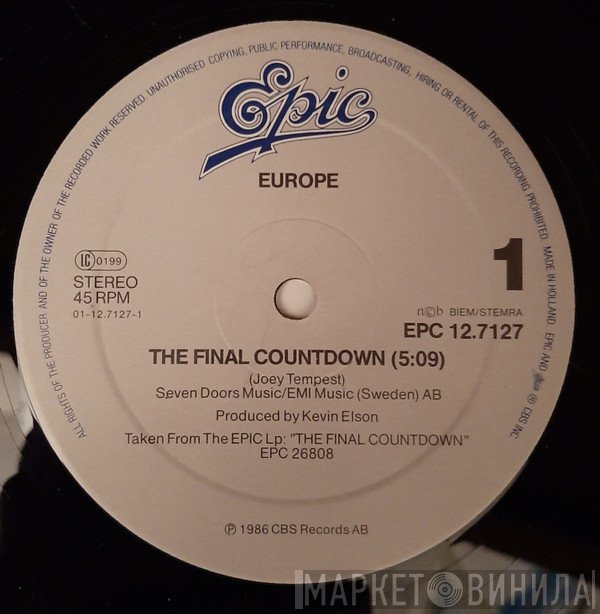 Europe   - The Final Countdown