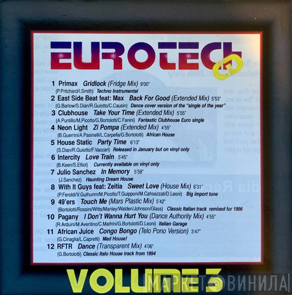  - Eurotech CD Volume 3