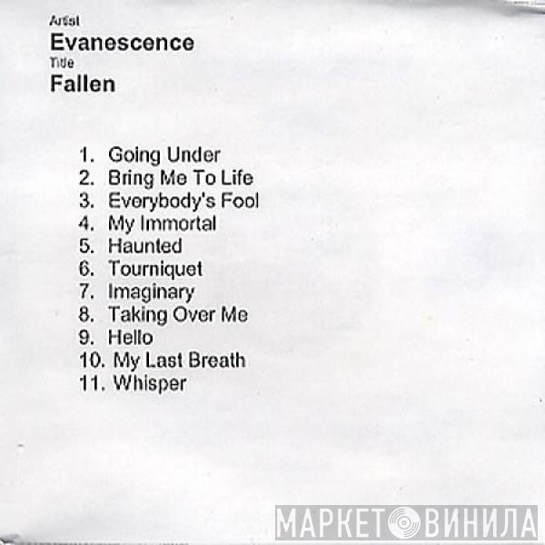 Evanescence  - Fallen