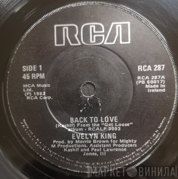 Evelyn King  - Back To Love