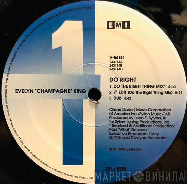 Evelyn King  - Do Right