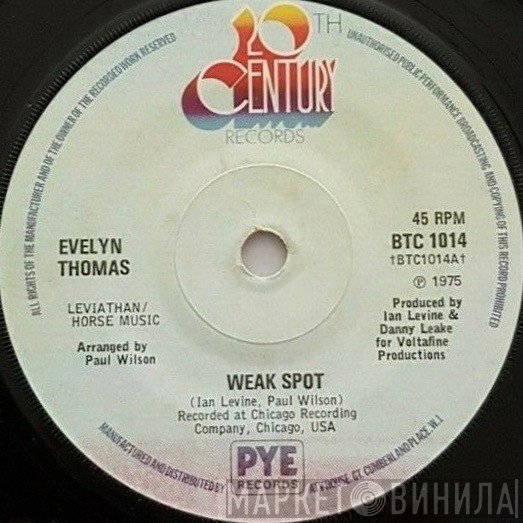 Evelyn Thomas - Weak Spot
