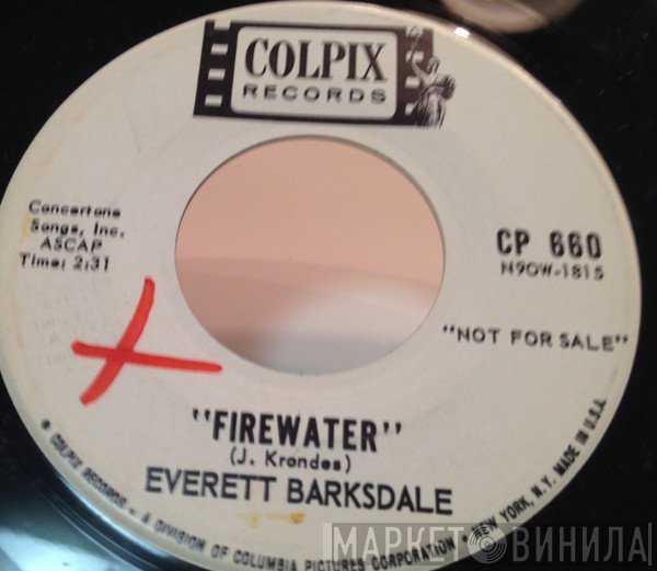 Everett Barksdale  - Firewater