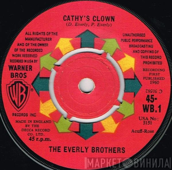 Everly Brothers - Cathy's Clown / Always It's You