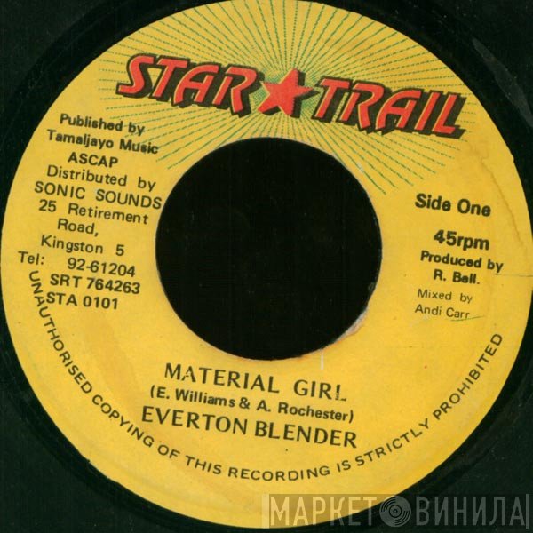 Everton Blender - Material Girl