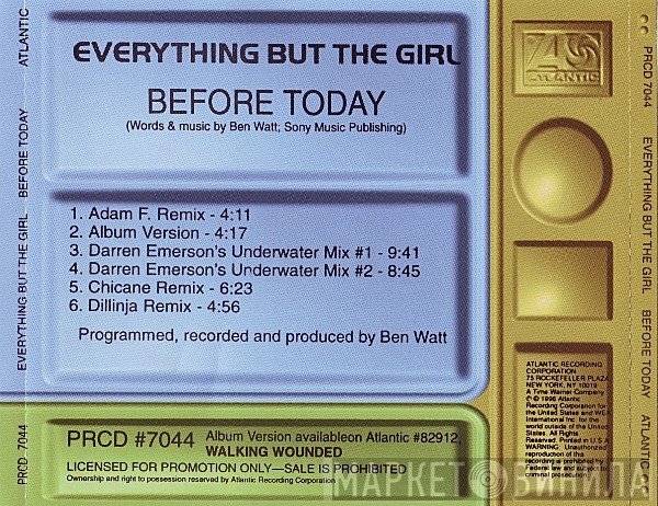 Everything But The Girl  - Before Today