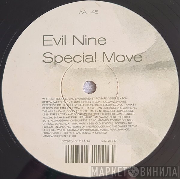 Evil Nine - Less Stress / Special Move