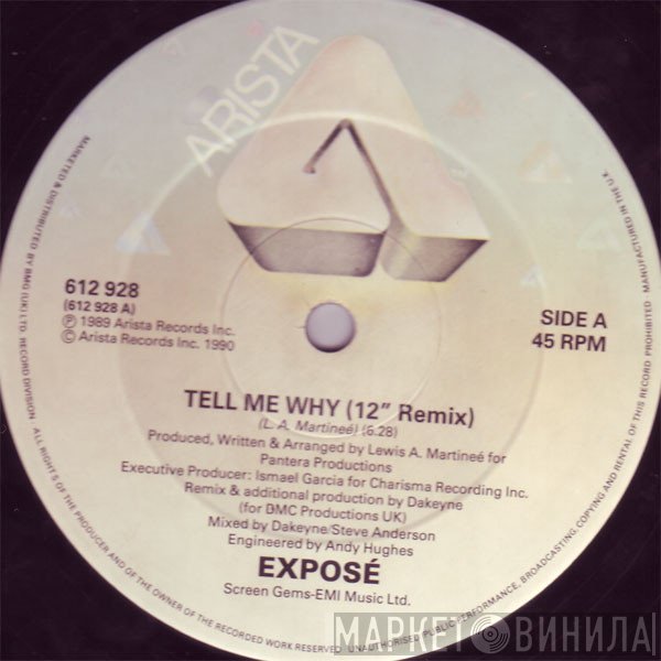 Exposé  - Tell Me Why