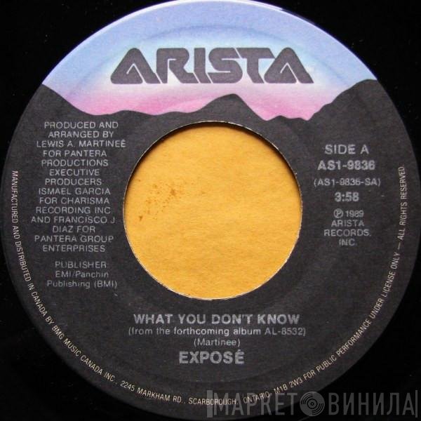Exposé - What You Don't Know