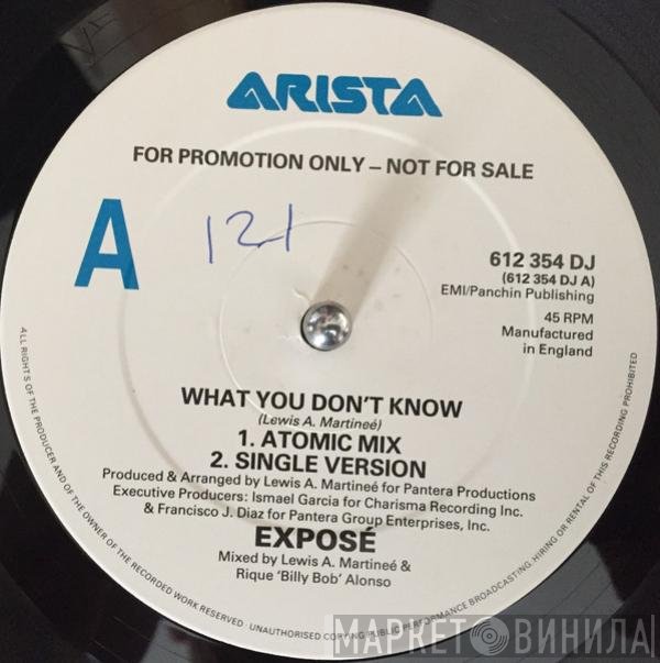 Exposé - What You Don't Know