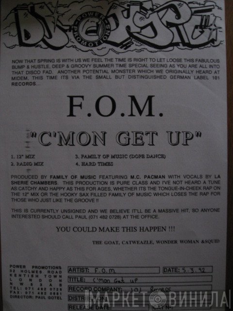F.O.M. - C'mon Get Up