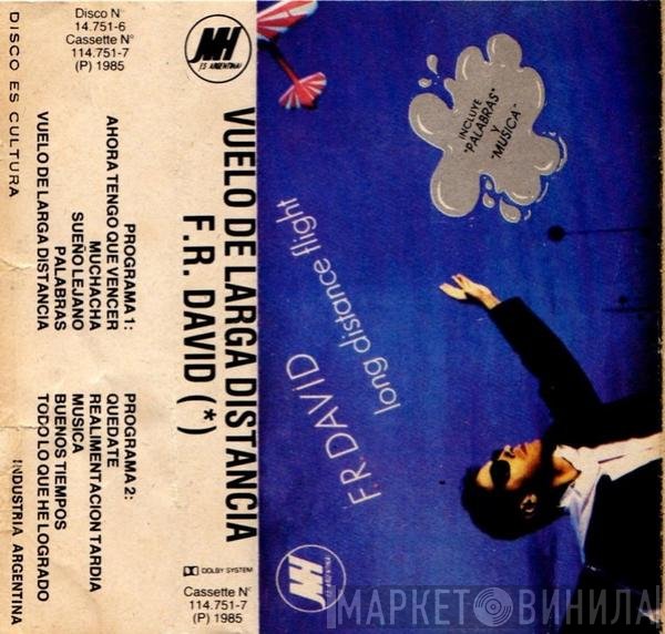 F.R. David  - Long Distance Flight