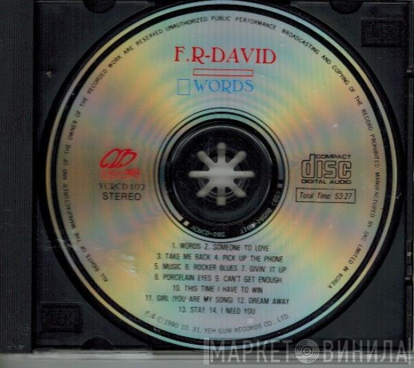 F.R. David  - Words