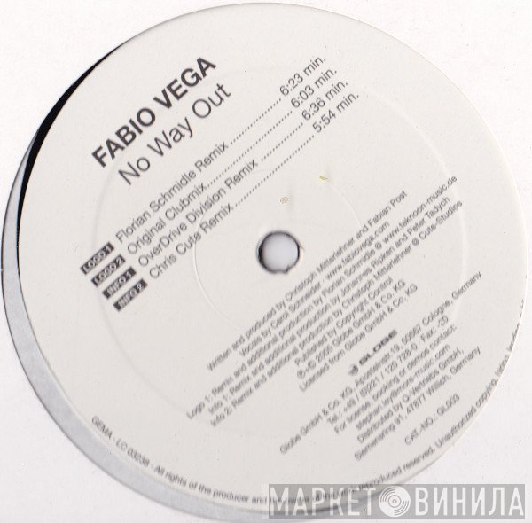 Fabio Vega - No Way Out