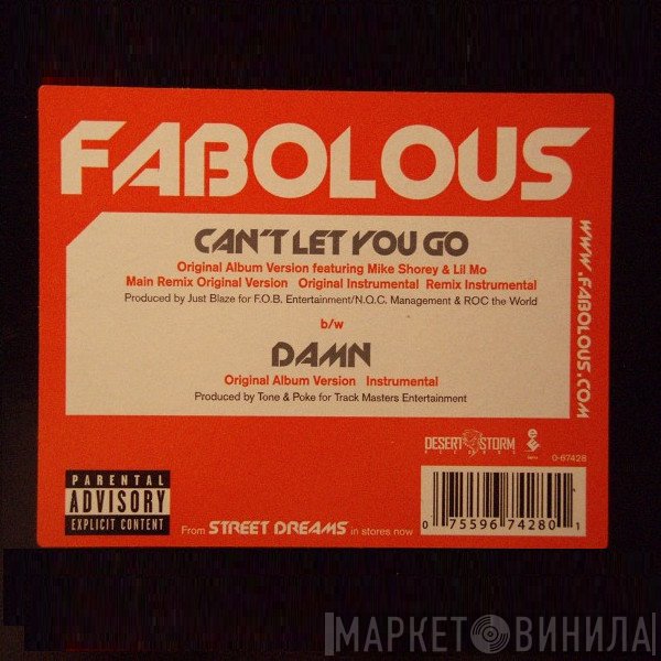 Fabolous - Can't Let You Go / Damn
