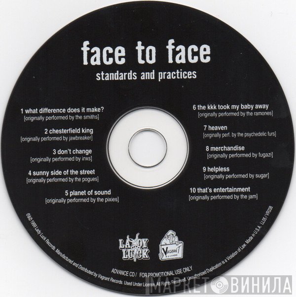Face To Face  - Standards & Practices