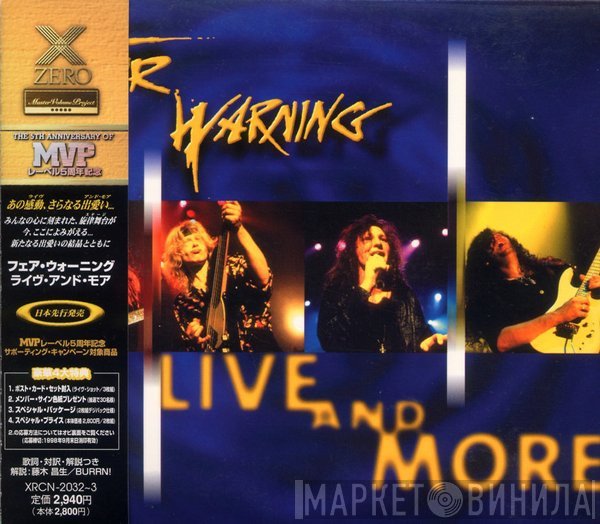 Fair Warning  - Live And More