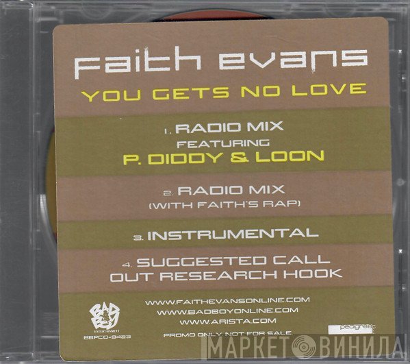 Faith Evans, Loon, P. Diddy - You Gets No Love