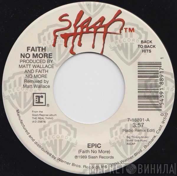 Faith No More  - Epic / Falling To Pieces