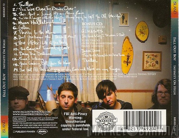 Fall Out Boy  - Infinity On High