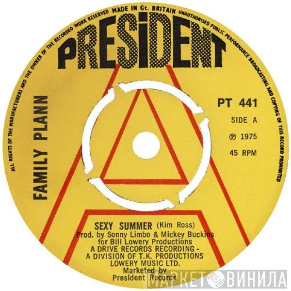 Family Plann - Sexy Summer / Can You Get Into The Music