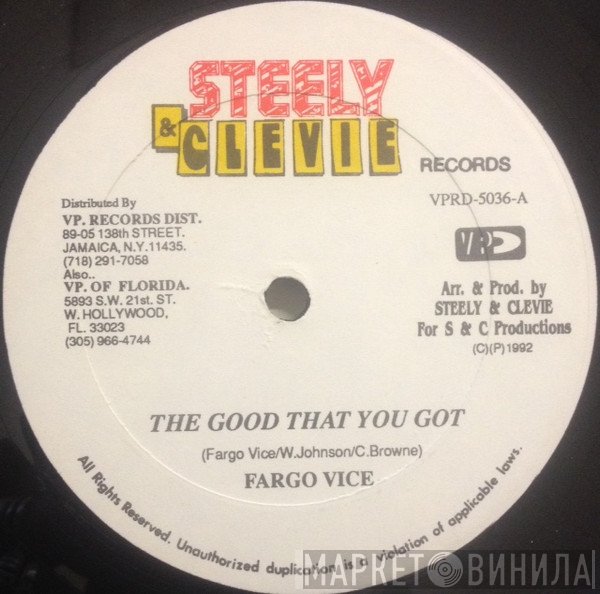 Fargo Voice, Squidly Ranks - The Good That You Got / Butterfly
