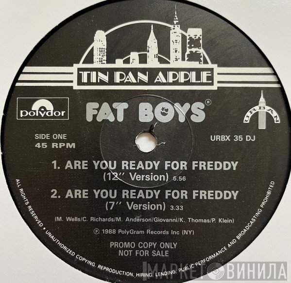 Fat Boys - Are You Ready For Freddy