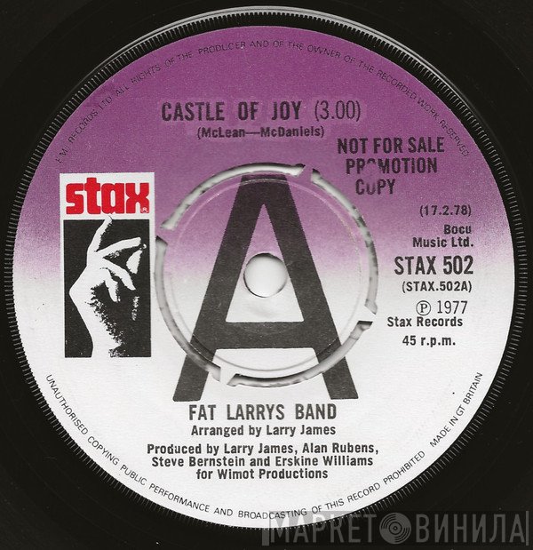 Fat Larry's Band - Castle Of Joy